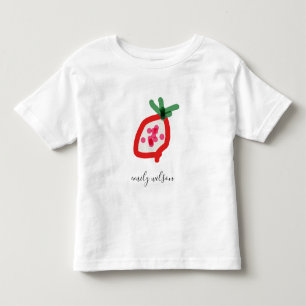 Moderne Grundschullehrerin Handgezeichnete Drachen Kleinkind T-shirt