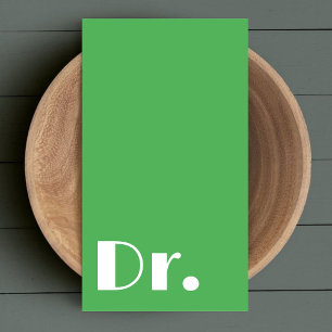 Moderne grüne Ärzte für Gesundheitswesen Krankenpf Visitenkarte