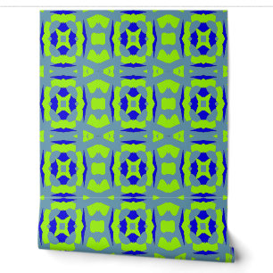 Moderne grüne blaue klassische "Ratti_Creative_Art Tapete
