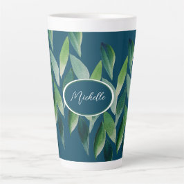Moderne grüne Bohemische Natur Milchtasse
