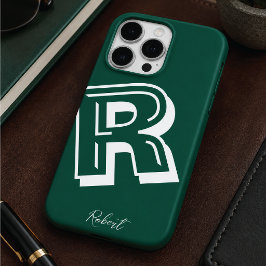 Moderne grüne erste minimale Case-Mate iPhone Gehä Hülle