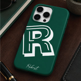 Moderne grüne erste minimale Case-Mate iPhone Gehä Hülle