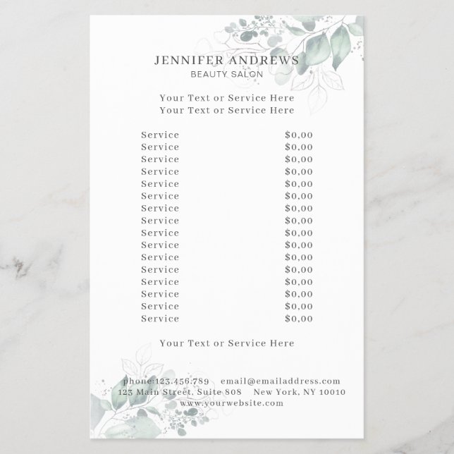 Moderne, Grüne Flyer (Vorne)