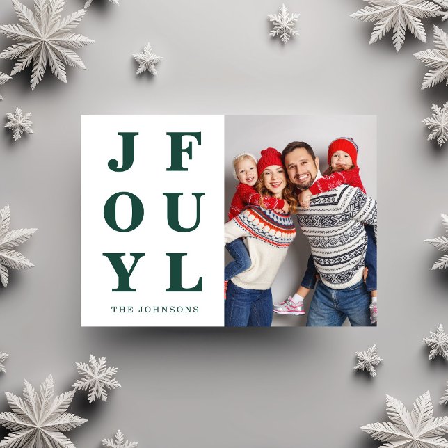 Moderne grüne Freude Ein Foto Weihnachten (Von Creator hochgeladen)