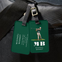 Moderne grüne Golfer-Sport-Monogramm