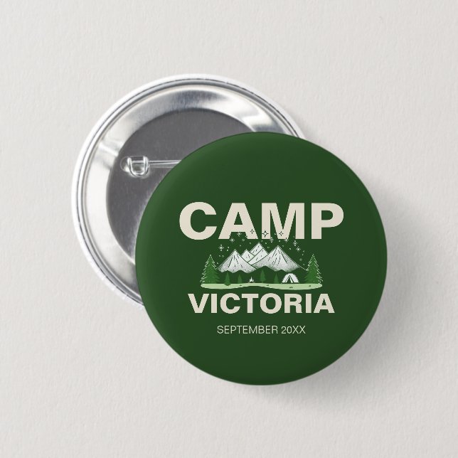 Moderne grüne Junggesellinnen-Abschiedsparty im Ca Button (Vorne & Hinten)