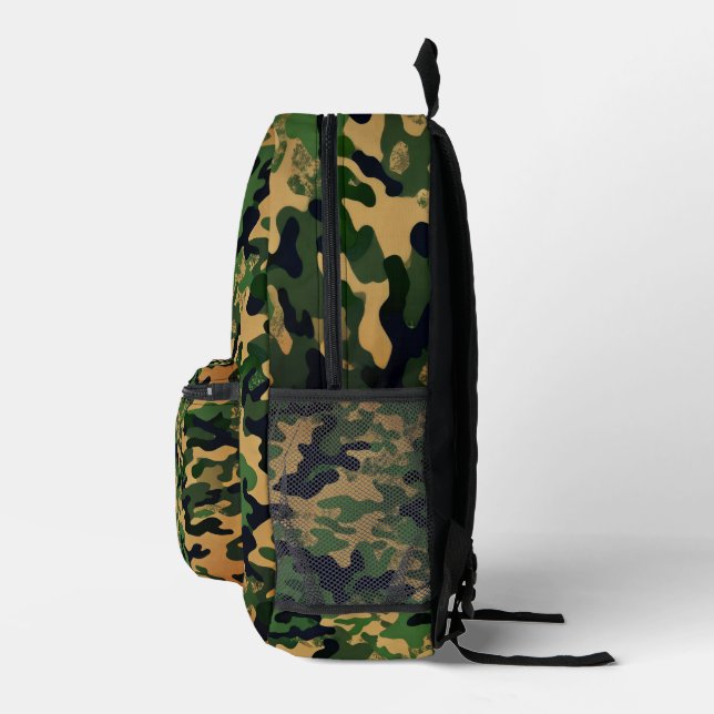 Moderne grüne Tarnung Rucksack – Premium Armee (Rechts)