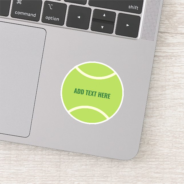Moderne grüne Tennishalle Aufkleber (Ausschnitt)