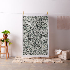 Moderne grüne Terrazzo Stoff