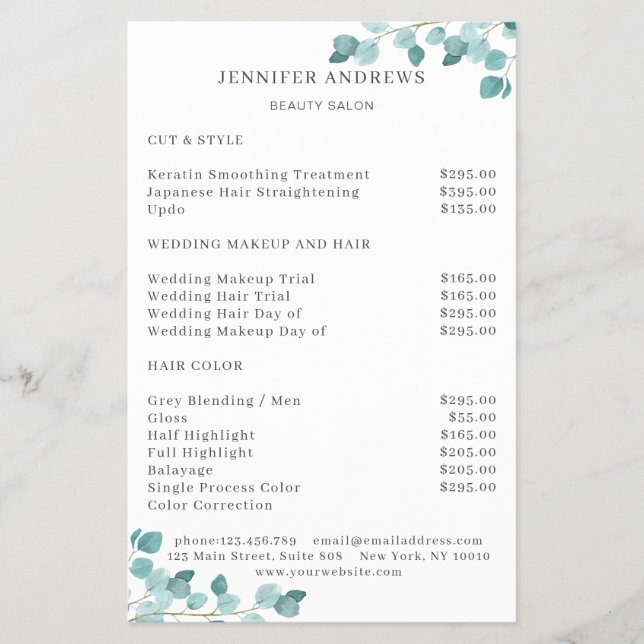 Moderne, grüne Umgebung Flyer (Vorne)