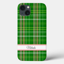 Moderne, grüne und rosa Punkte - kundenspezifische Case-Mate iPhone Hülle