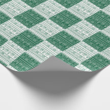 Moderne grüne und weiße Mudcloth-afrikanisch inspi