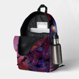 Moderne Hai Gradienten Kosmos Weltraum Galaxie Jun Bedruckter Rucksack