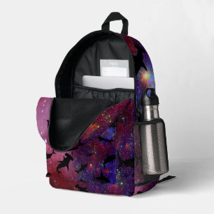 Moderne Hai Gradienten Kosmos Weltraum Galaxie Jun Bedruckter Rucksack