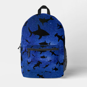Moderne Hai Gradienten Kosmos Weltraum Galaxie Jun Bedruckter Rucksack