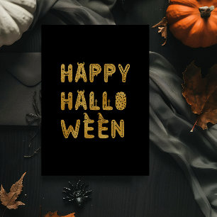Moderne Halloween Foil Card Folien Feiertagskarte