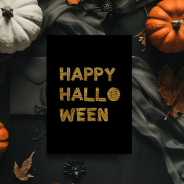Moderne Halloween Foil Card Folien Feiertagskarte