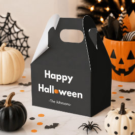 Moderne Halloween-Gefallen-Box - Personalisiert Geschenkschachtel