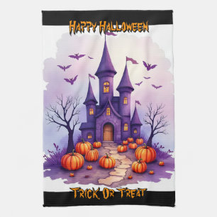 Moderne Halloween Gruselige Süße Kollektion Geschirrtuch