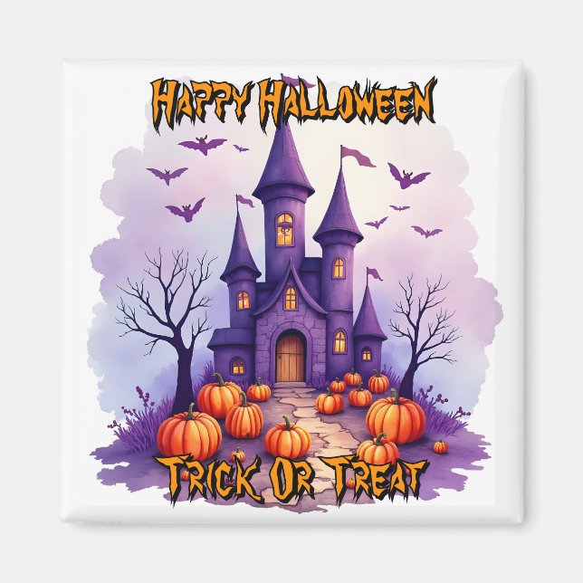Moderne Halloween Gruselige Süße Sammlung Magnet (Vorne)