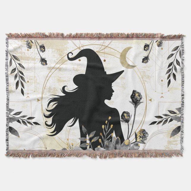 Moderne Halloween Hexe 3 Decke (Vorderseite)
