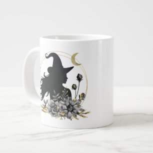 Moderne Halloween Hexe Jumbo-Tasse