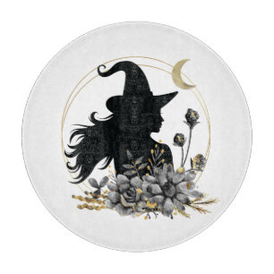 Moderne Halloween Hexe Schneidebrett