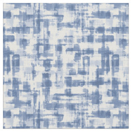 Moderne Hand in Blau und Weiß zum Nähen Stoff