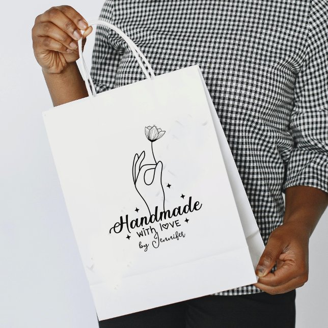 Moderne Handarbeit von (individuelle Name), groß Gummistempel (Von Creator hochgeladen)