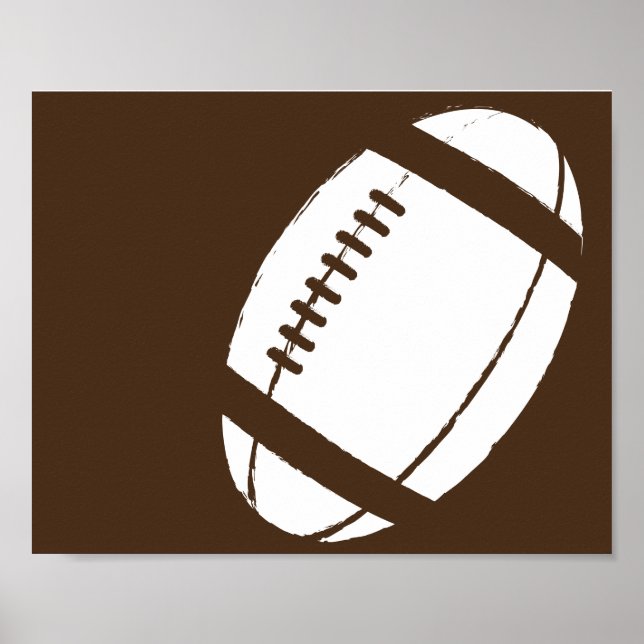 Moderne Handgemalte Fußball Art - 1 von 6 Poster (Vorne)