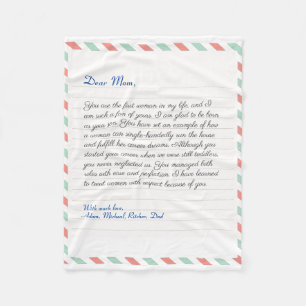 Moderne handgeschriebene Liebe für Notebooks Fleecedecke