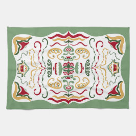 Moderne handgezeichnet Kunst in aktualisierten Fer Geschirrtuch