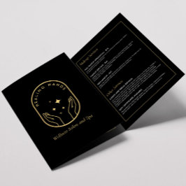 Moderne Handmassage, Wellness Broschüre