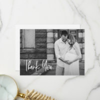 Moderne Handschrift für Foto Babydusche