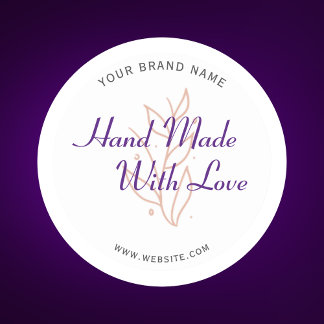 Moderne Handschrift Typografie Sticker