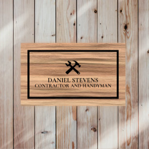 Moderne Handwerker-Vertragshandwerker-Renovierung Visitenkarte