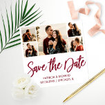 Moderne Haushaltshochzeiten sparen das Datum der F Fotodruck<br><div class="desc">BITTE BEACHTEN SIE: Dieses Budget beinhaltet Save the Date keine Umschläge,  das Design kann auf 12x18 Einladungen oder Postkarten übertragen werden.</div>