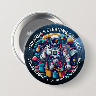 Moderne Hausreinigung Haushälterin Service Hausrei Button