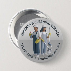 Moderne Hausreinigung Haushälterin Service Hausrei Button