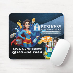 Moderne Hausreinigung Haushälterin Service Hausrei Mousepad