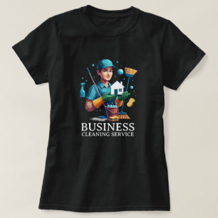Moderne Hausreinigung Haushälterin Service Hausrei T-Shirt