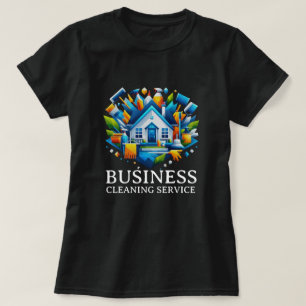 Moderne Hausreinigung Haushälterin Service Hausrei T-Shirt