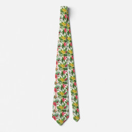 Moderne hawaiianische farbige Blume Krawatte
