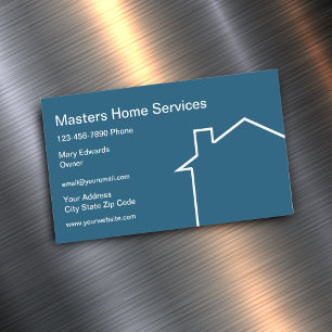 Moderne Heimservices Magnetische Visitenkarte