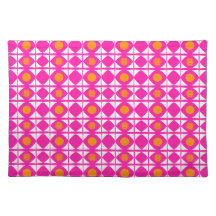 Moderne heiße rosa und orange Sonne mit weißen Seg