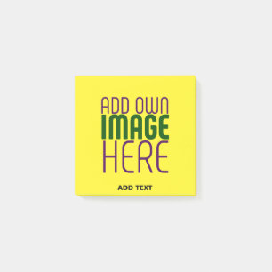 MODERNE, HELL-GELB-BILD-TEMPLATE POST-IT KLEBEZETTEL