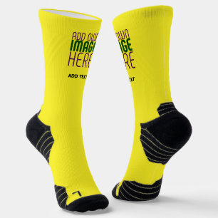 MODERNE, HELL-GELB-BILD-TEMPLATE SOCKEN