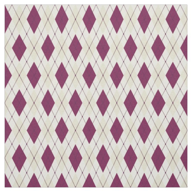 Moderne hellbeige Lila Raute Geometrisch Stoff (Muster)