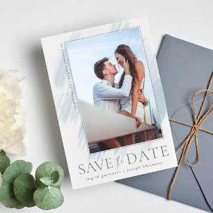 Moderne & helle Save-the-Date-Karte Save The Date