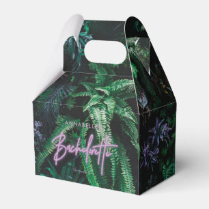 Moderne, helle, violette, weibliche neon-Junggesel Geschenkschachtel